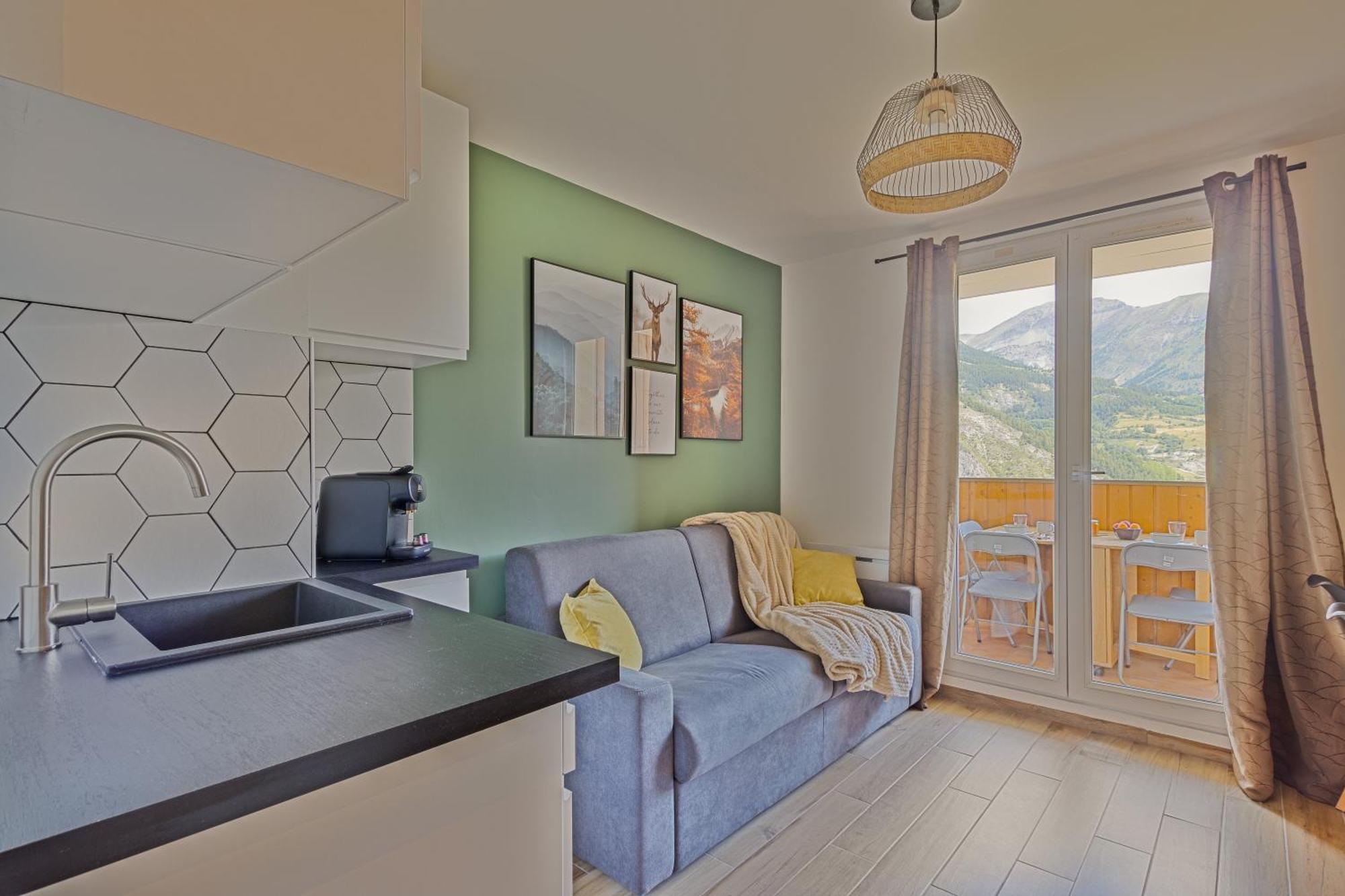 Studio De Charme Avec Vue Sur Le Val D'Allos, Parking Et Wifi Gratuit エクステリア 写真